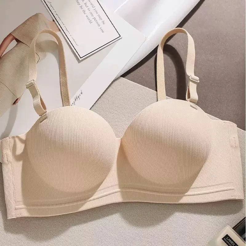 Women's Small Breasts Gathered and Looked Large, Soft Support, and Soft Support for Breast Collection To Prevent Sagging Bra