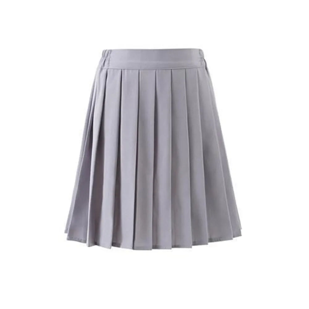 2023 Fashion New Pleated Skirts Women S-5XL Vintage Young basic Leisure Korean All-match Autumn High Waist Female Faldas College