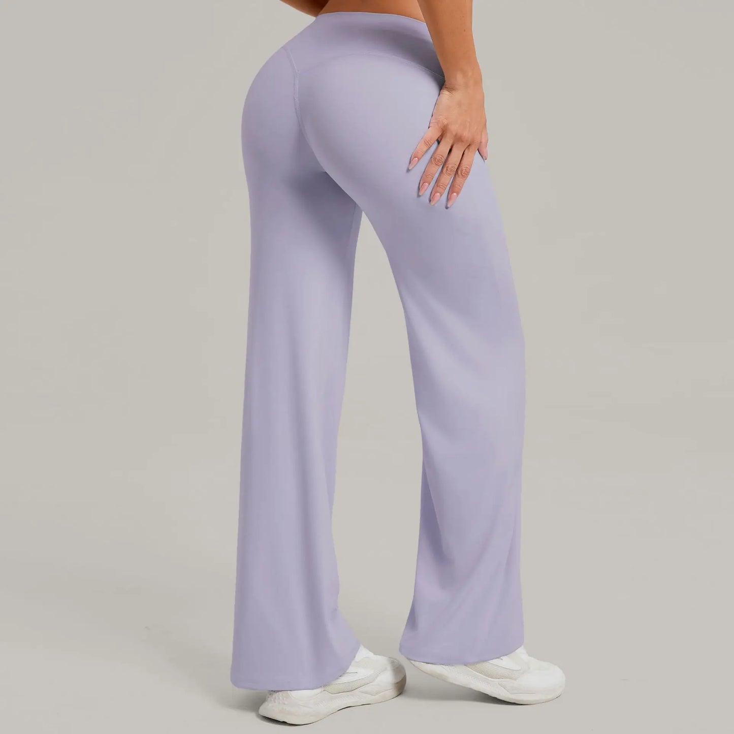 Women's Pilates Yoga Pants Tight Sports Fitness Flared Peach Hip-lifting Leggings Outdoor Workout Fitness Running Casual Pants