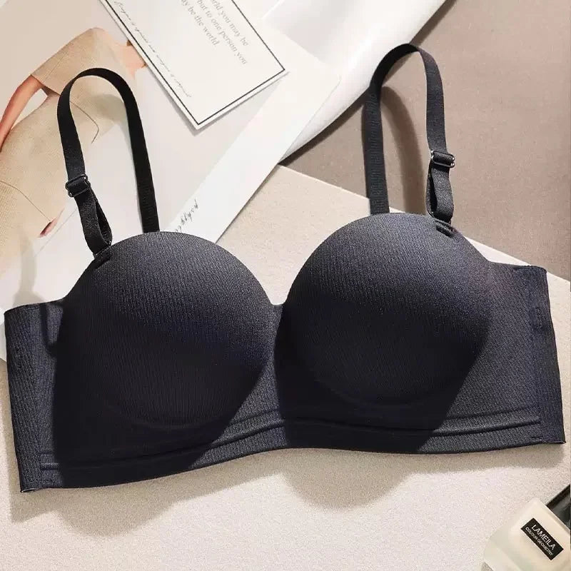 Women's Small Breasts Gathered and Looked Large, Soft Support, and Soft Support for Breast Collection To Prevent Sagging Bra
