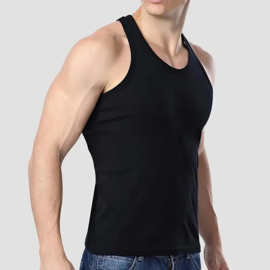 2025 New Men’s Summer Tight Vest | Lightweight Cotton, Breathable Quick-Dry | Perfect for Family Pajamas & Outdoor Days