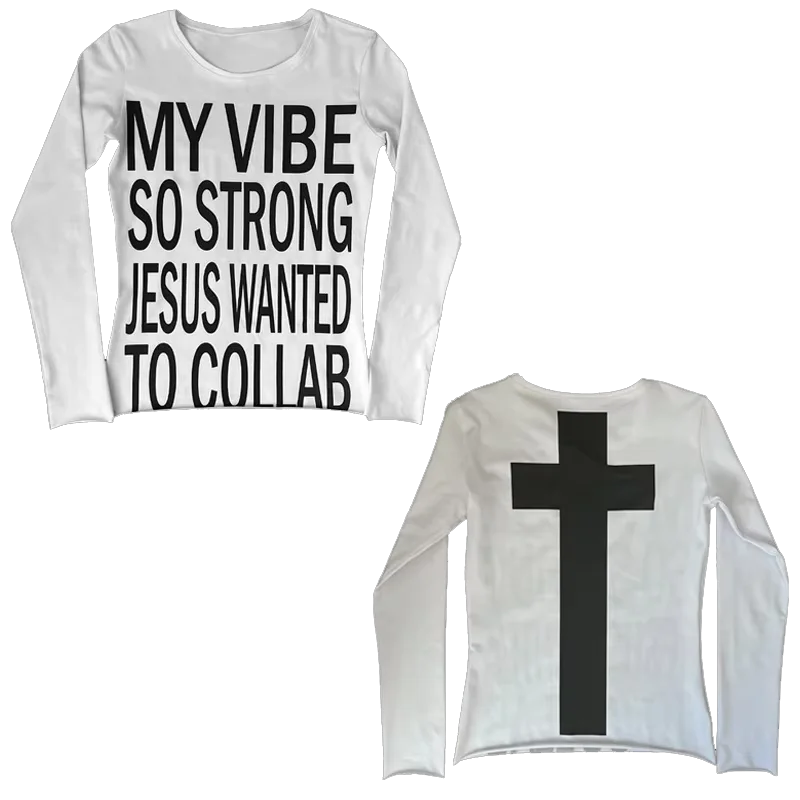 Y2k style aesthetic sweet and sexy long sleeved top for women's casual gothic punk printed T-shirt Harajuku Grunge clothes Emo